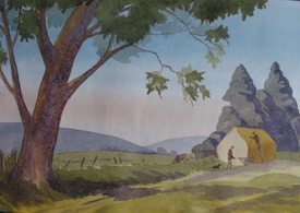 Watercolour by Margaret Bossom